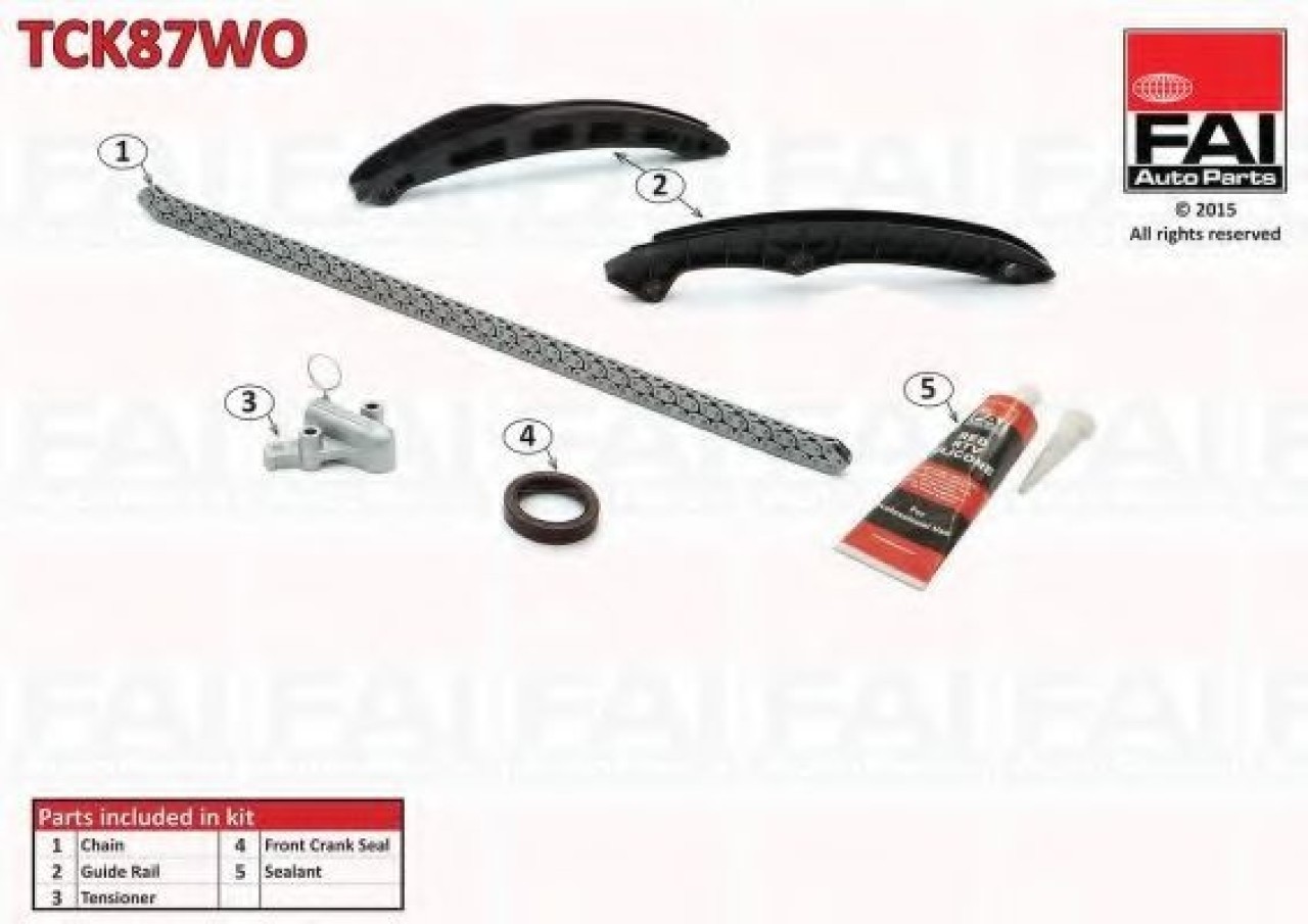Chit lant de distributie AUDI A3 (8P1) (2003 - 2012) FAI AutoParts TCK87WO piesa NOUA