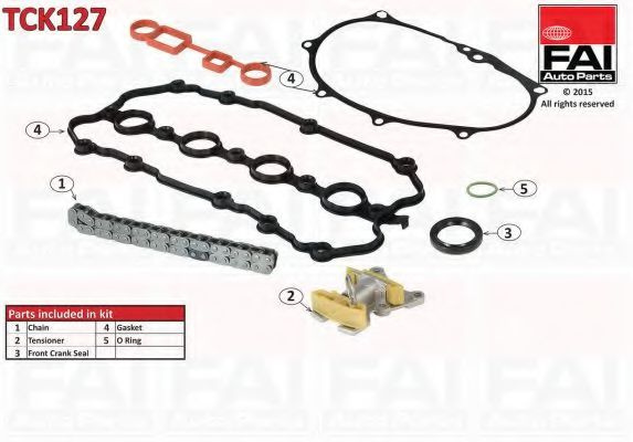 Chit lant de distributie AUDI A3 Sportback (8PA) (2004 - 2013) FAI AutoParts TCK127 piesa NOUA