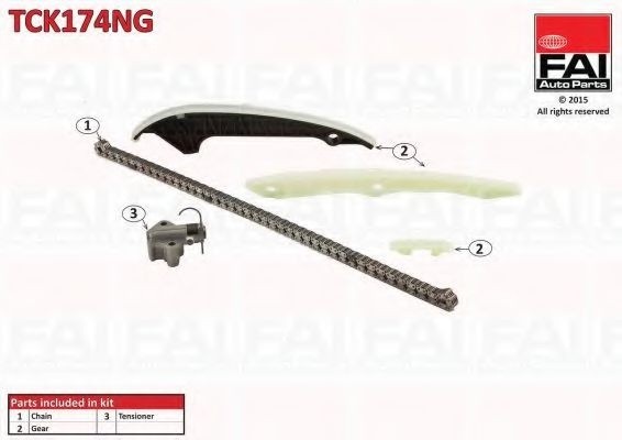 Chit lant de distributie AUDI A4 Avant (8K5, B8) (2007 - 2015) FAI AutoParts TCK174NG piesa NOUA