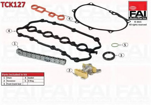 Chit lant de distributie AUDI A4 Cabriolet (8H7, B6, 8HE, B7) (2002 - 2009) FAI AutoParts TCK127 pie...