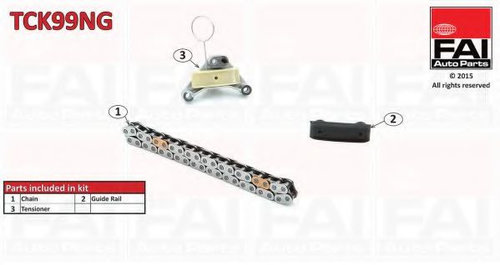 Chit lant de distributie CITROEN C5 III Break (TD) (2008 - 2016) FAI AutoParts TCK99NG piesa NOUA