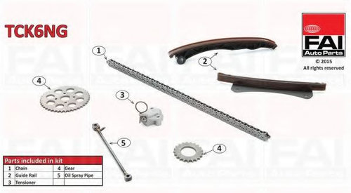 Chit lant de distributie FIAT 500L (199) (2012 - 2016) FAI AutoParts TCK6NG piesa NOUA