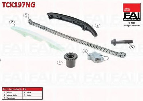 Chit lant de distributie FIAT PANDA (312) (2012 - 2016) FAI AutoParts TCK197NG piesa NOUA