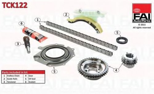 Chit lant de distributie FORD FOCUS II Limuzina (DA) (2005 - 2016) FAI AutoParts TCK122 piesa NOUA