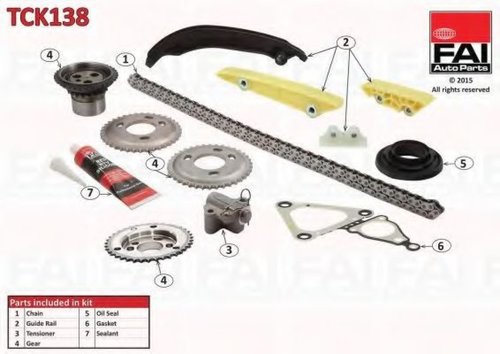 Chit lant de distributie FORD TRANSIT platou / sasiu (2006 - 2014) FAI AutoParts TCK138 piesa NOUA