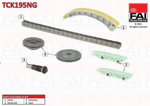 Chit lant de distributie IVECO DAILY IV autobasculanta (2006 - 2011) FAI AutoParts TCK195NG piesa NO...