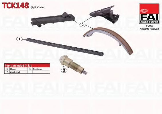 Chit lant de distributie MERCEDES SPRINTER 2-t bus (901, 902) (1995 - 2006) FAI AutoParts TCK148 piesa NOUA