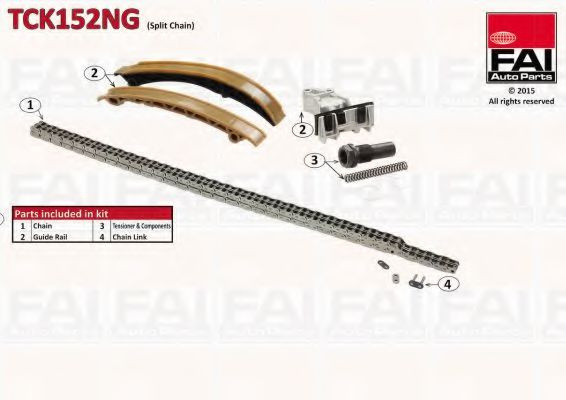 Chit lant de distributie MERCEDES V-CLASS (638/2) (1996 - 2003) FAI AutoParts TCK152NG piesa NOUA