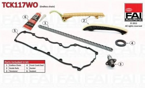 Chit lant de distributie MERCEDES VANEO (414) (2002 - 2005) FAI AutoParts TCK117WO piesa NOUA