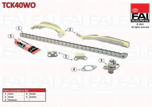 Chit lant de distributie MITSUBISHI PAJERO IV (V8_W, V9_W) (2006 - 2016) FAI AutoParts TCK40WO piesa...