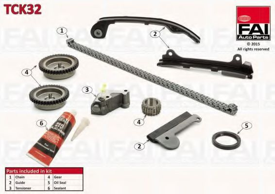 Chit lant de distributie NISSAN ALMERA II Hatchback (N16) (2000 - 2016) FAI AutoParts TCK32 piesa NOUA