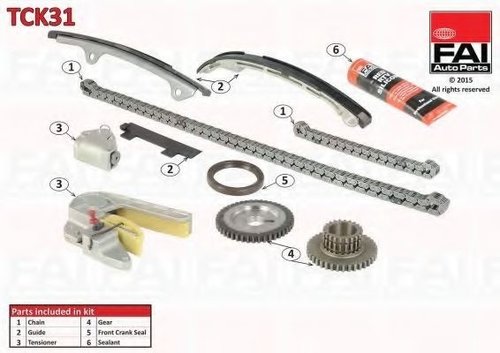 Chit lant de distributie NISSAN PRIMERA Hatchback (P12) (2002 - 2016) FAI AutoParts TCK31 piesa NOUA