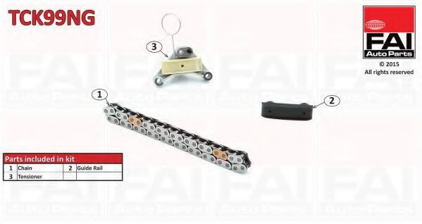 Chit lant de distributie PEUGEOT 807 (E) (2002 - 2016) FAI AutoParts TCK99NG piesa NOUA