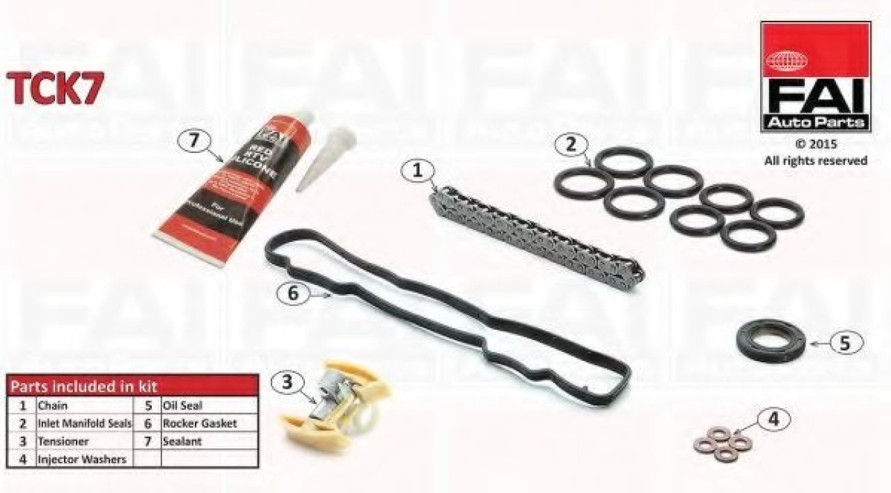 Chit lant de distributie PEUGEOT PARTNER caroserie (5) (1996 - 2012) FAI AutoParts TCK7 piesa NOUA