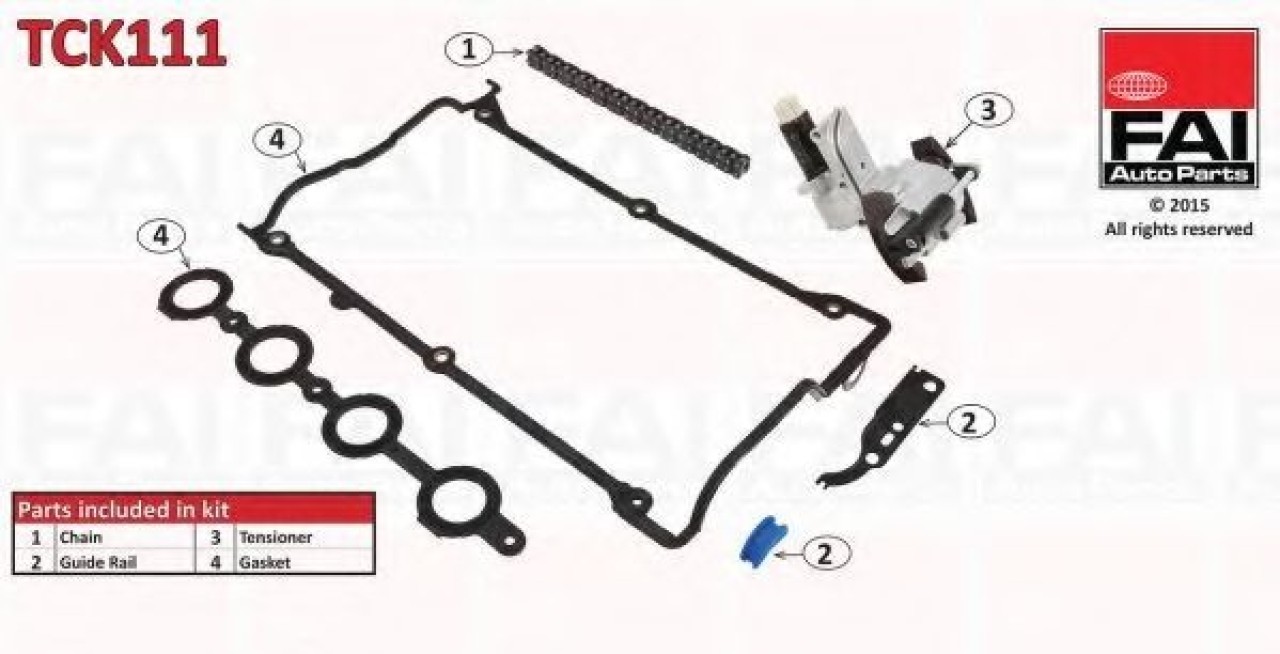 Chit lant de distributie SEAT IBIZA IV (6L1) (2002 - 2009) FAI AutoParts TCK111 piesa NOUA