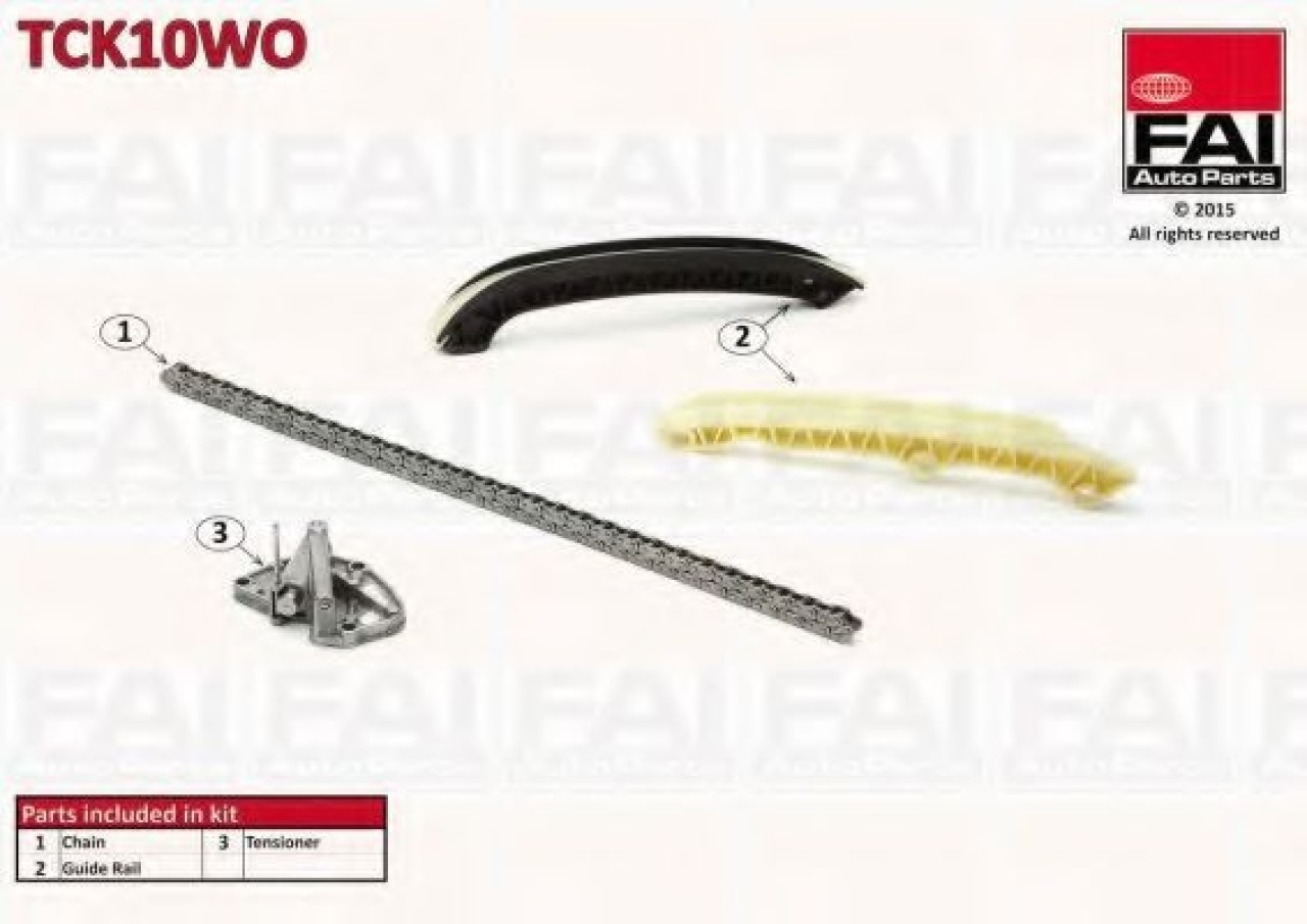 Chit lant de distributie SEAT IBIZA IV (6L1) (2002 - 2009) FAI AutoParts TCK10WO piesa NOUA