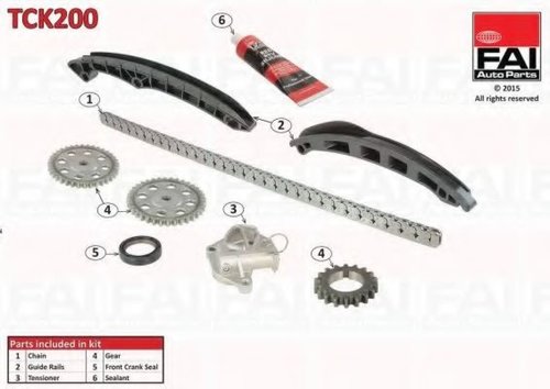 Chit lant de distributie SEAT IBIZA V (6J5, 6P1) (2008 - 2016) FAI AutoParts TCK200 piesa NOUA