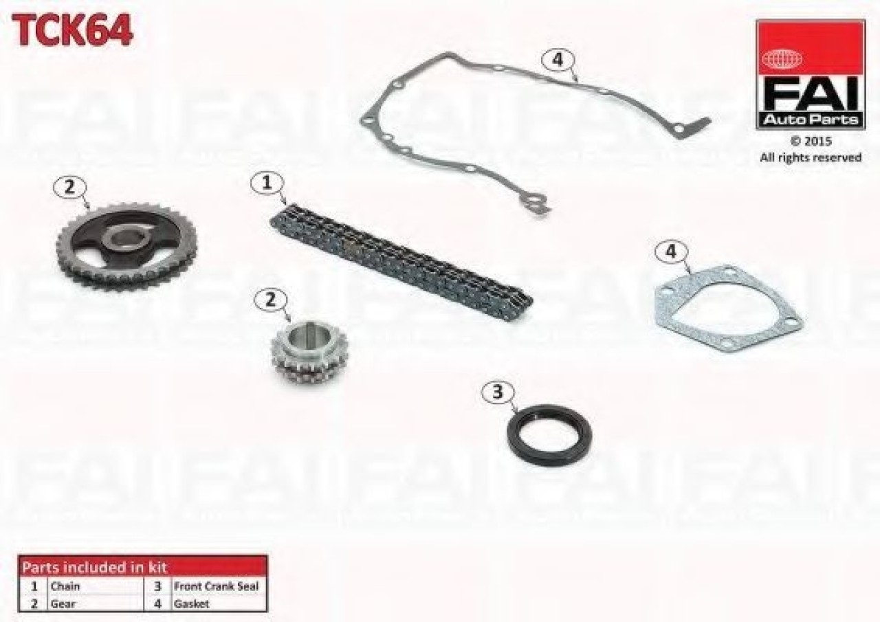 Chit lant de distributie SKODA FABIA I Limuzina (6Y3) (1999 - 2007) FAI AutoParts TCK64 piesa NOUA