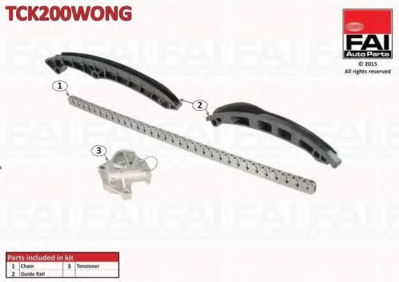 Chit lant de distributie SKODA FABIA II Combi (2007 - 2014) FAI AutoParts TCK200WONG piesa NOUA