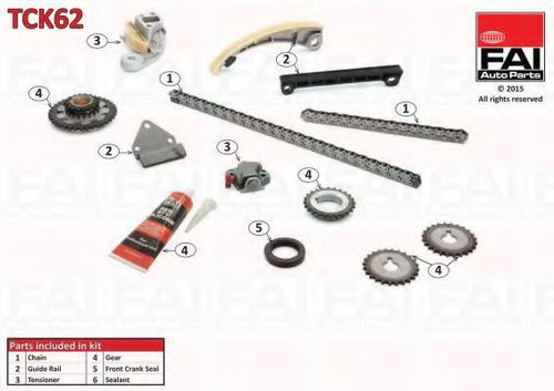 Chit lant de distributie SUZUKI GRAND VITARA II (JT) (2005 - 2016) FAI AutoParts TCK62 piesa NOUA