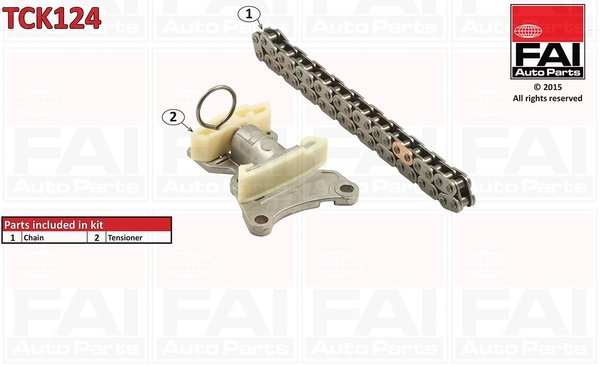 Chit lant de distributie (TCK124 FAI) AUDI,SEAT,SKODA,VW