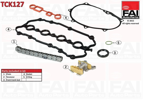 Chit lant de distributie (TCK127 FAI) AUDI,SEAT,SKODA,VW