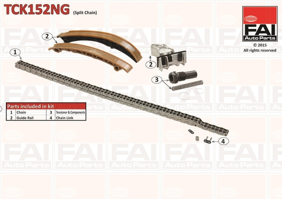 Chit lant de distributie (TCK152NG FAI) MERCEDES-BENZ