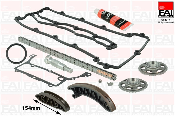 Chit lant de distributie (TCK227L FAI) MERCEDES-BENZ