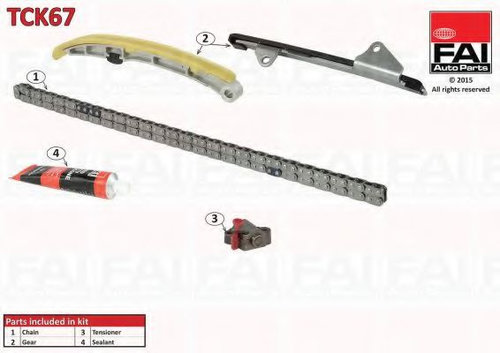 Chit lant de distributie TOYOTA YARIS VERSO (NLP2, NCP2) (1999 - 2005) FAI AutoParts TCK67 piesa NOU...
