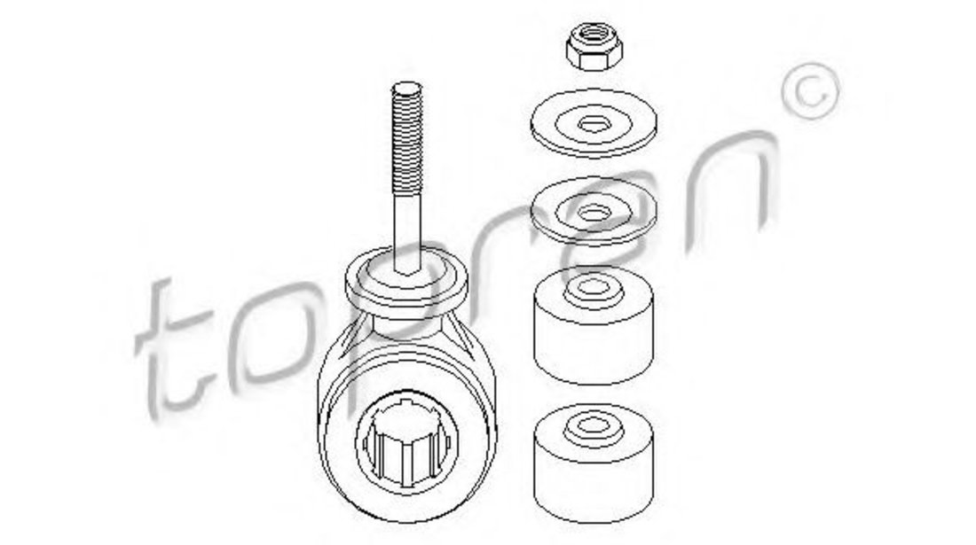 Chit reparatie,bieleta antiruliu OPEL ASTRA F Hatchback (53, 54, 58, 59) (1991 - 1998) TOPRAN 206 941 piesa NOUA