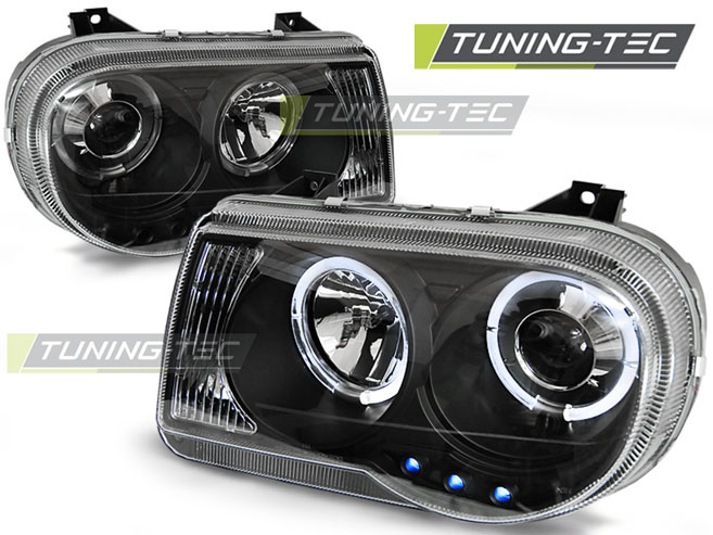 CHRYSLER 300C 05-10 ANGEL EYES BLACK