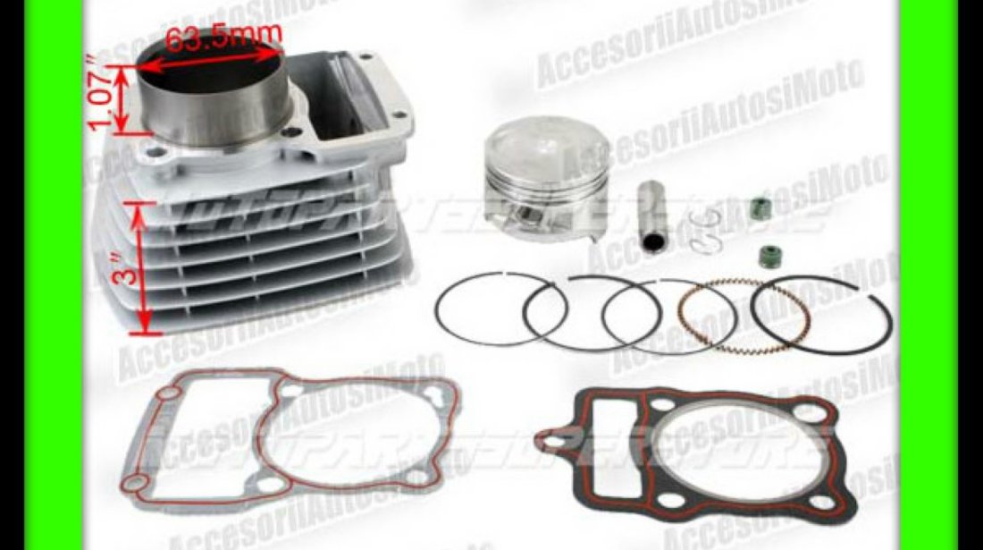 CILINDRU ATV CG200 HONDA 200cc PISTON 63 5MM LIFAN racire aer cross enduro set motor HONDA