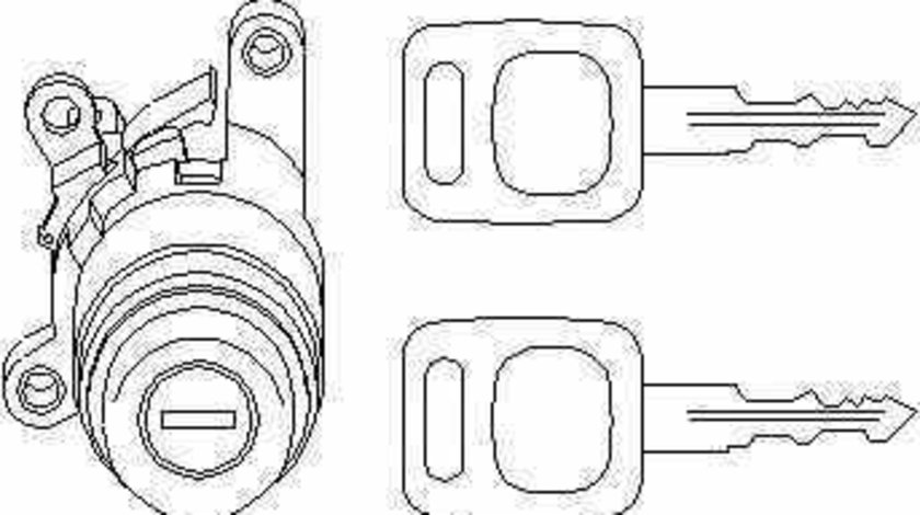 Cilindru inchidere AUDI 100 Avant 44 44Q C3 TOPRAN 108 611