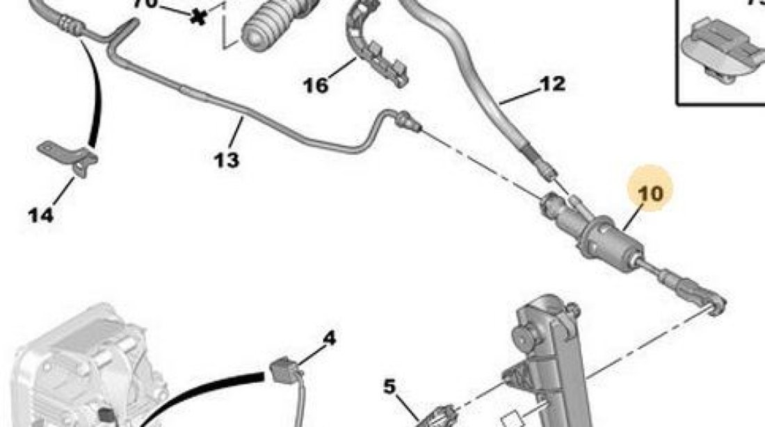 Cilindru receptor ambreiaj Peugeot 407 LUK 2182.17