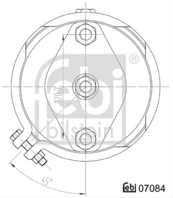 Cilindru Receptor Frana Cu Membrana Febi Bilstein Class 07084