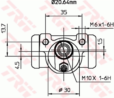 Cilindru Receptor Frana Trw Fiat BWF262