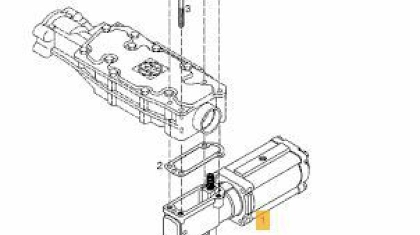 Cilindru servoshift cutie viteze ZF Ecosplit III Man TGS 8x4 MAN OE 81326906014