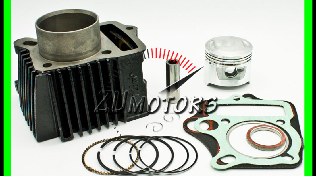 Cilindru Set Motor ATV 70 70cc 4T Piston 47MM + Chiuloasa Atv 70 70cc