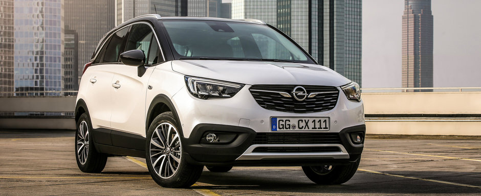 Cinci motorizari, doua echipari si preturi imbatabile. Asta le propune noul Opel Crossland X romanilor