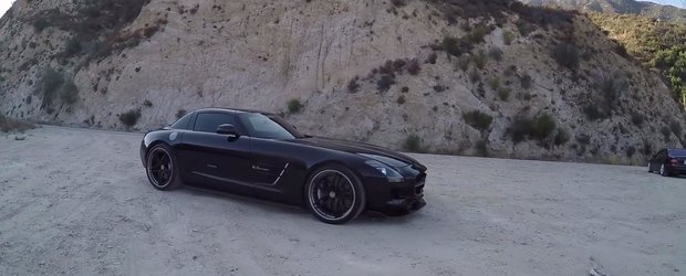 Cineva a montat un kit twin-turbo sub capota vechiului SLS AMG. Cati cai putere are acum supercarul celor de la Mercedes