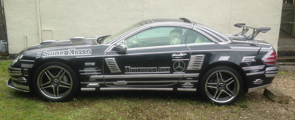 Cineva a oferit aproape 5.000 de euro pe acest Mercedes din 2004. "Este unicat si atrage toate privirile"