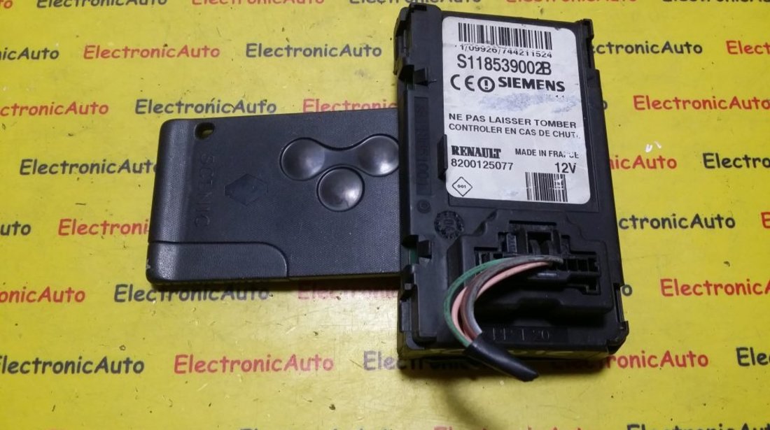 Citire Card Renault Scenic 2 1.5 dci S118539002B, 8200125077