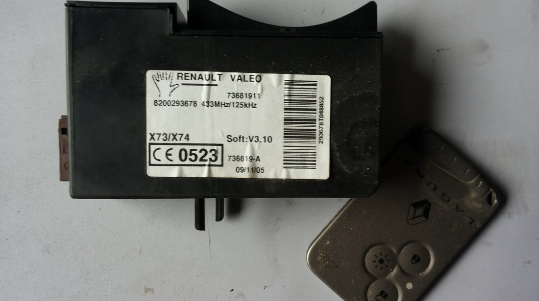 Cititor card 8200293678 si card pentru Renault Laguna 2 facelift