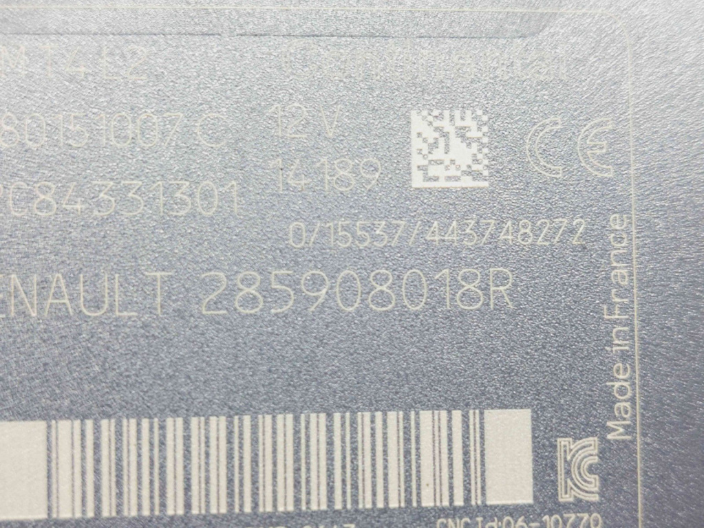 Cititor cartela Renault Clio 4 (B98) Hatchback [Fabr 2012-2020] 285908018R 1.2 Benz D4F74066KW / 90CP
