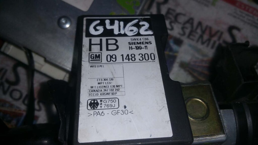 cititor cheie OPEL OMEGA 5WK4 596 / 5WK4596 / 09 148 300 / 091483005WK4 596 / 5WK4596 / 09 148 300 / 09148300
