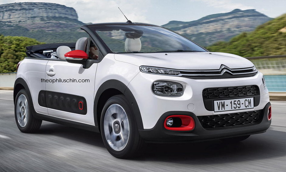 Citroen C3 Pluriel - Ipoteza de design