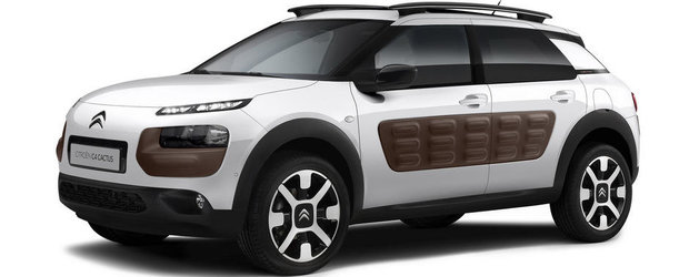 Citroen C4 Cactus: Crossover-ul cu bancheta fata si perne de aer pe caroserie