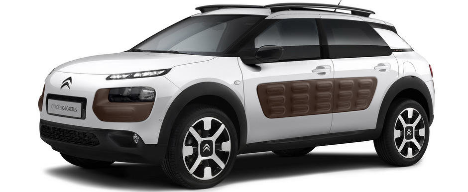 Citroen C4 Cactus: Crossover-ul cu bancheta fata si perne de aer pe caroserie