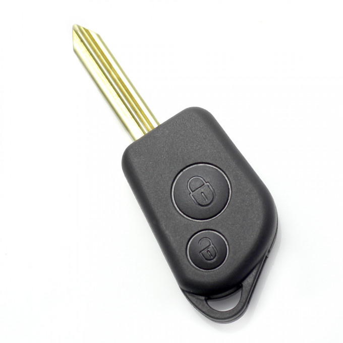 Citroen/Peugeot Carcasa Cheie Cu 2 Butoane CC101