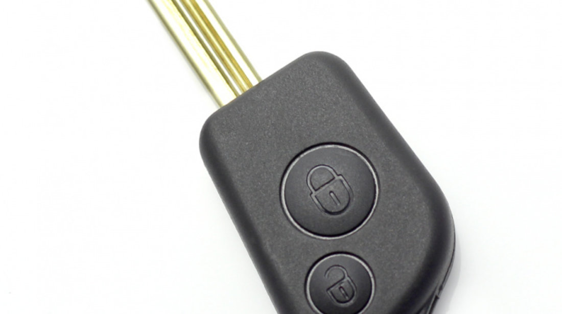 Citroen / Peugeot - Carcasa cheie cu 2 butoane CC101